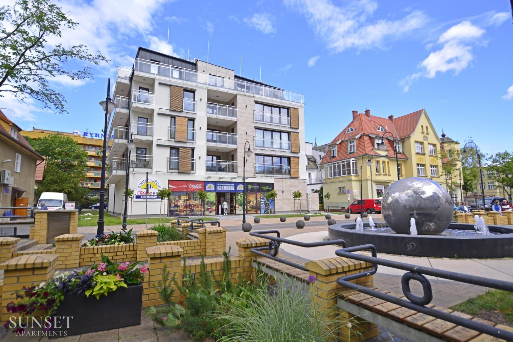 Sunset Apartments - Kormoran - Plaza 300M Swinoujscie Exterior photo
